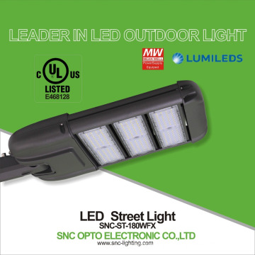 UL cUL listed AC100-277V best prices best quality led street light 180w led street light manufacturers